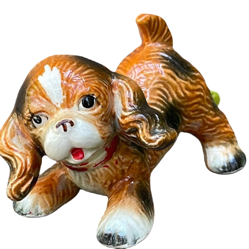 Vintage Ceramic Cocker Spaniel Dog Figurine